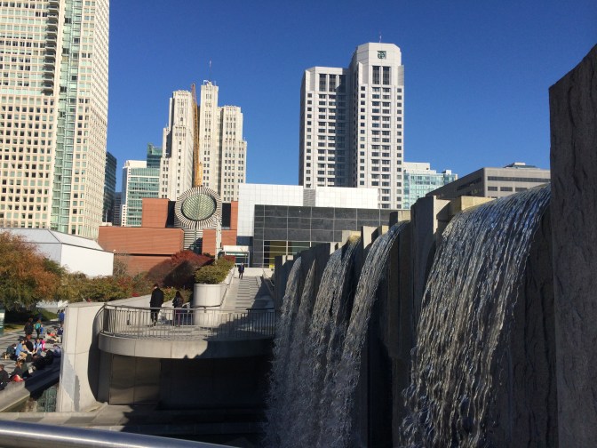 Yerba Buena Gardens behind the Moscone Center