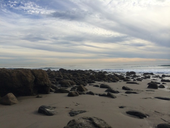 Lee Carillo State Park Beach in Malibu on the Pacific Coast Highway
