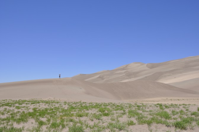 Charlotte as a speck in the distance.