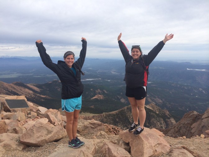At the top of Pikes Peak!