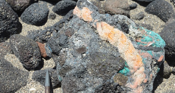 plastiglomerate rock