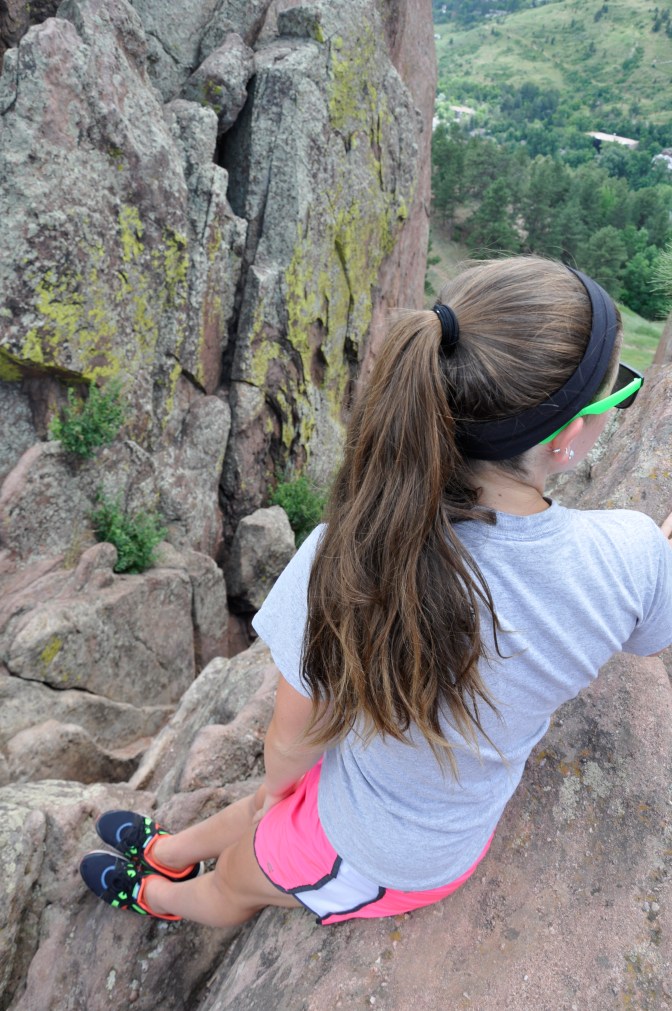 Gemma looking toward South Boulder